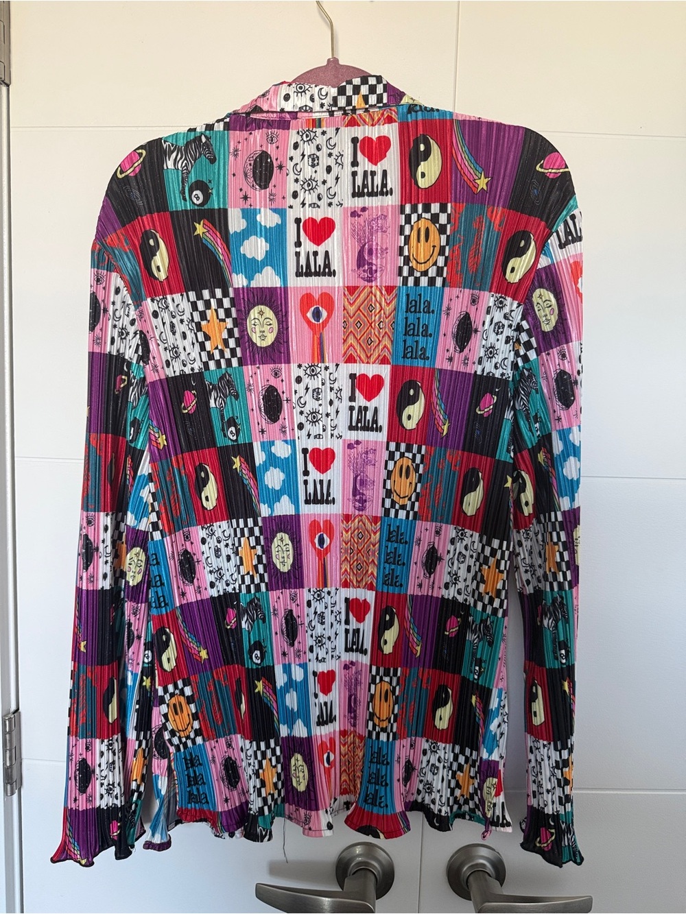 NWT Dressed in LaLa ☯️ Long Sleeve Plissé Set - Picture 6 of 14